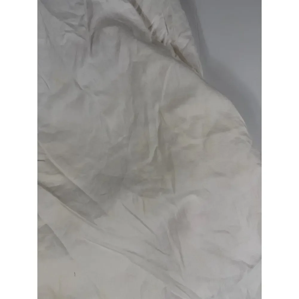 Organic Cotton White Fitted Crib Sheet GOTS Certified